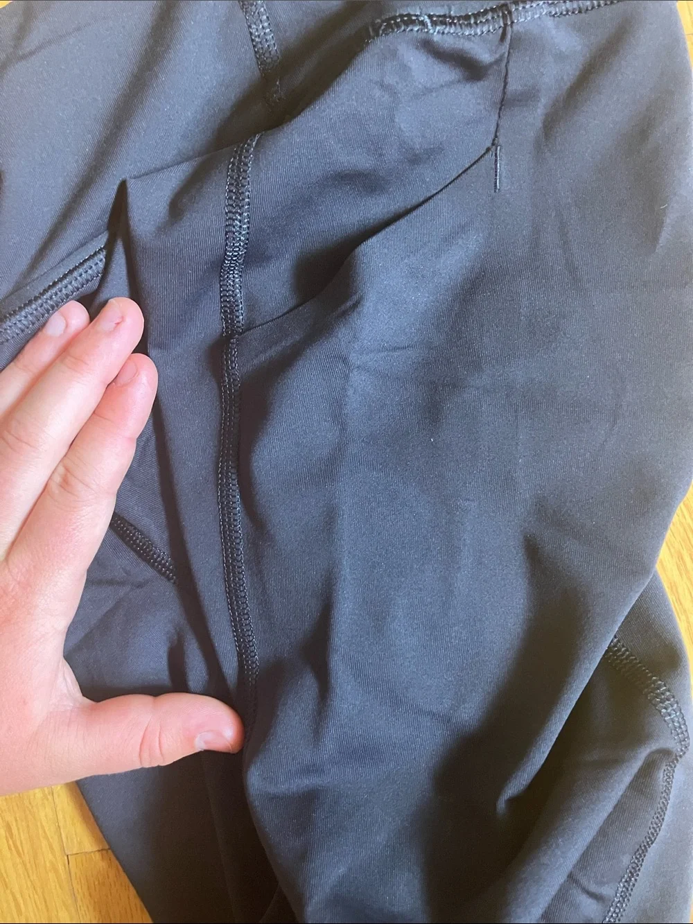 lululemon athletica Girls' Black Capri Leggings